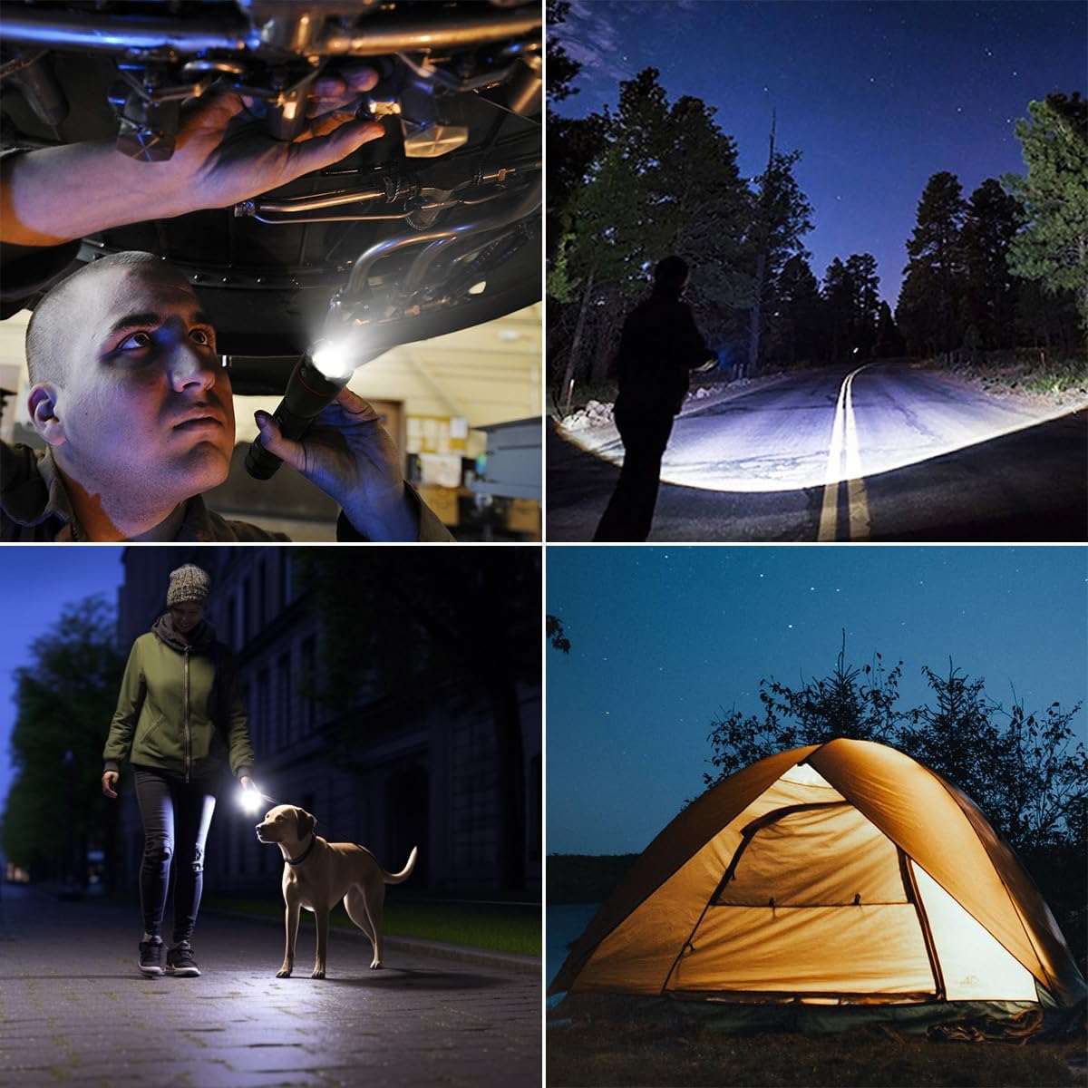 ESPECTACULAR MINI LINTERNA LED TACTICA MULTITAREAS