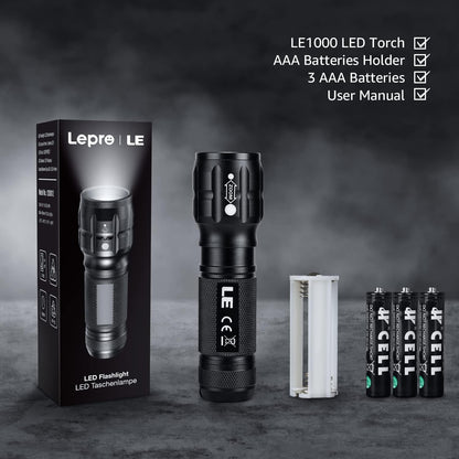ESPECTACULAR MINI LINTERNA LED TACTICA MULTITAREAS