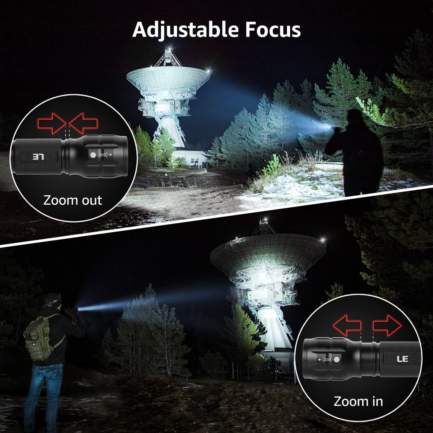 ESPECTACULAR MINI LINTERNA LED TACTICA MULTITAREAS