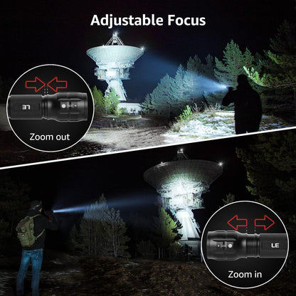 ESPECTACULAR MINI LINTERNA LED TACTICA MULTITAREAS